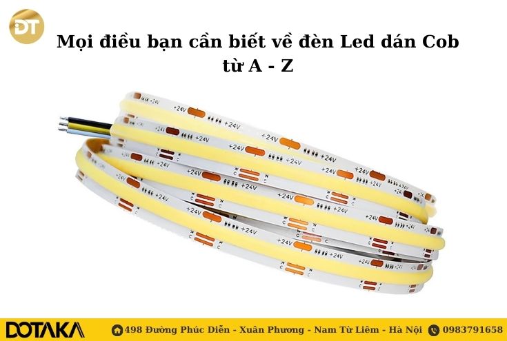 Mọi điều bạn cần biết về đèn Led dán Cob từ A - Z